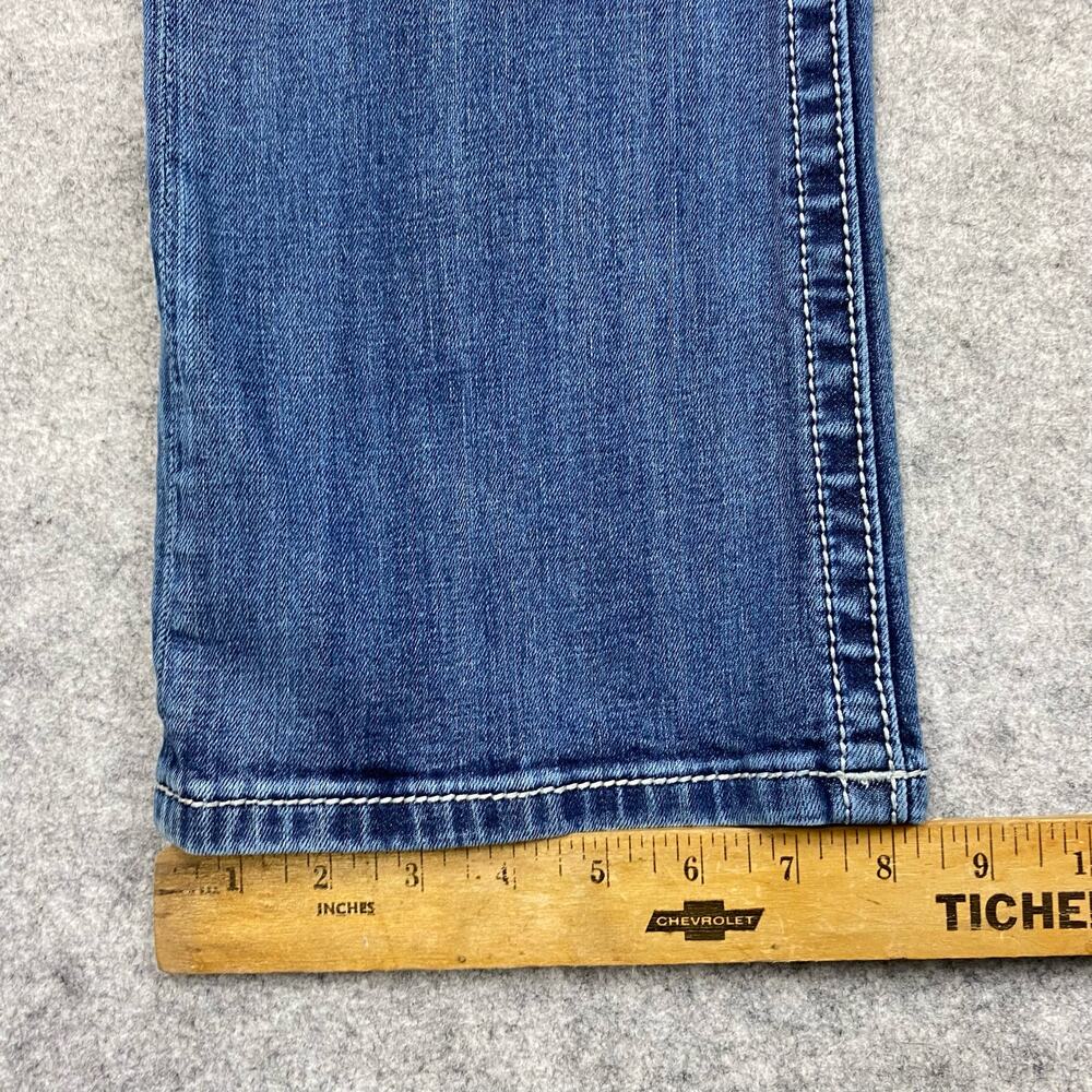 Miss Me Women's Straight Leg Jeans in Medium Blue Wash - Picture 15 of 16